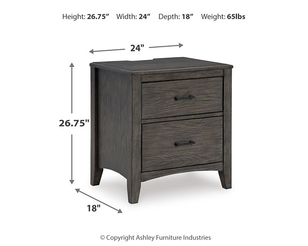 Montillan Queen Panel Bed with Mirrored Dresser and 2 Nightstands