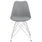 Juniper Polypropylene Dining Side Chair Grey (Set of 2)