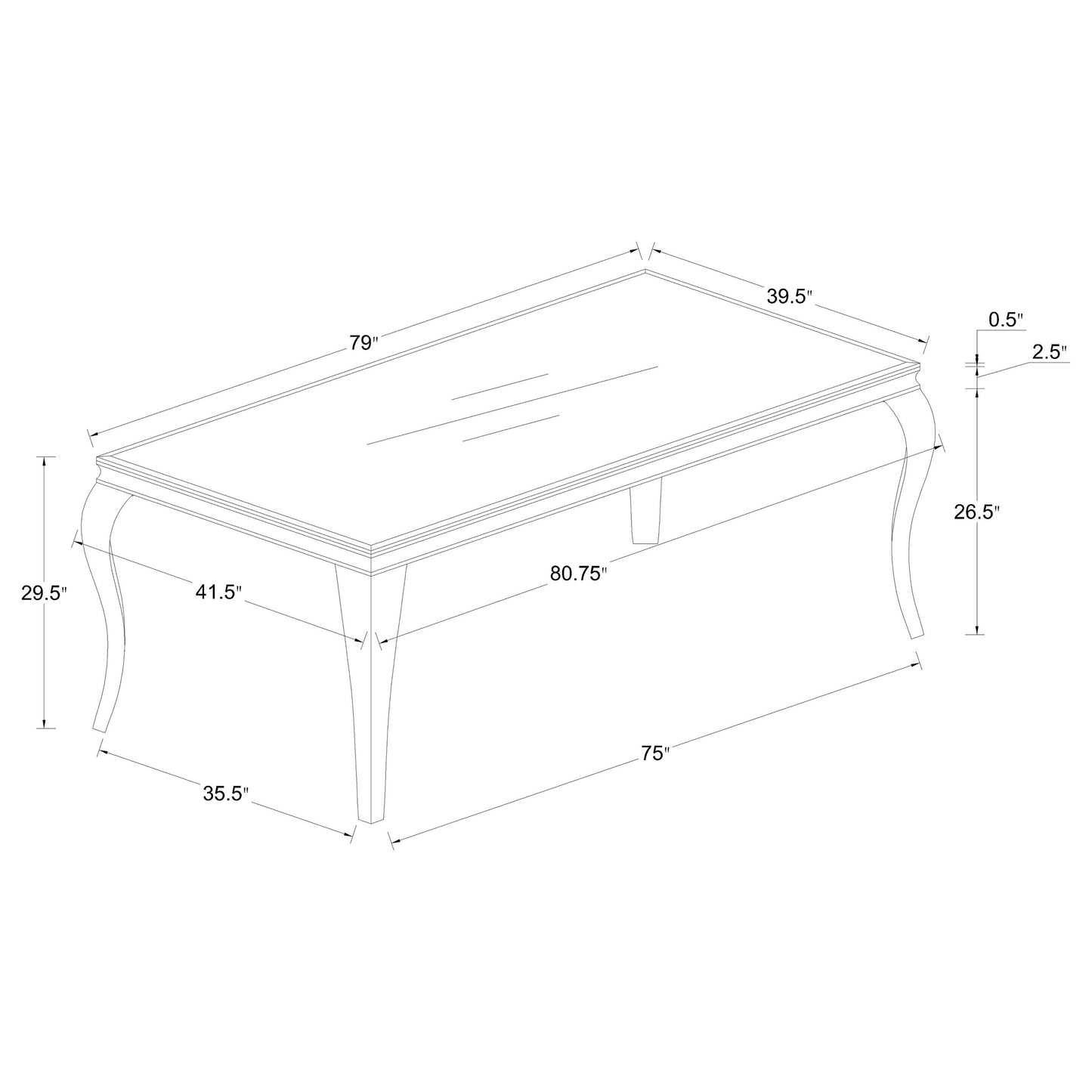 Carone 5-piece 81" Rectangular White Glass Dining Set Grey