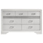 Miranda 7-drawer Dresser White