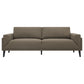 Rilynn 2-piece Upholstered Track Arm Sofa Set Brown