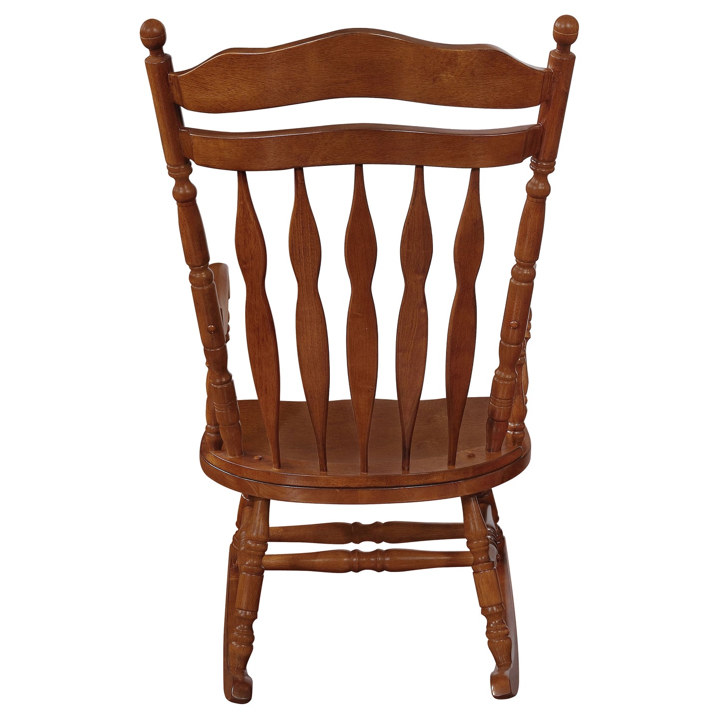 Aylin Solid Wood Rocking Chair Medium Brown