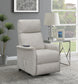 Herrera Upholstered Power Lift Massage Chair Beige