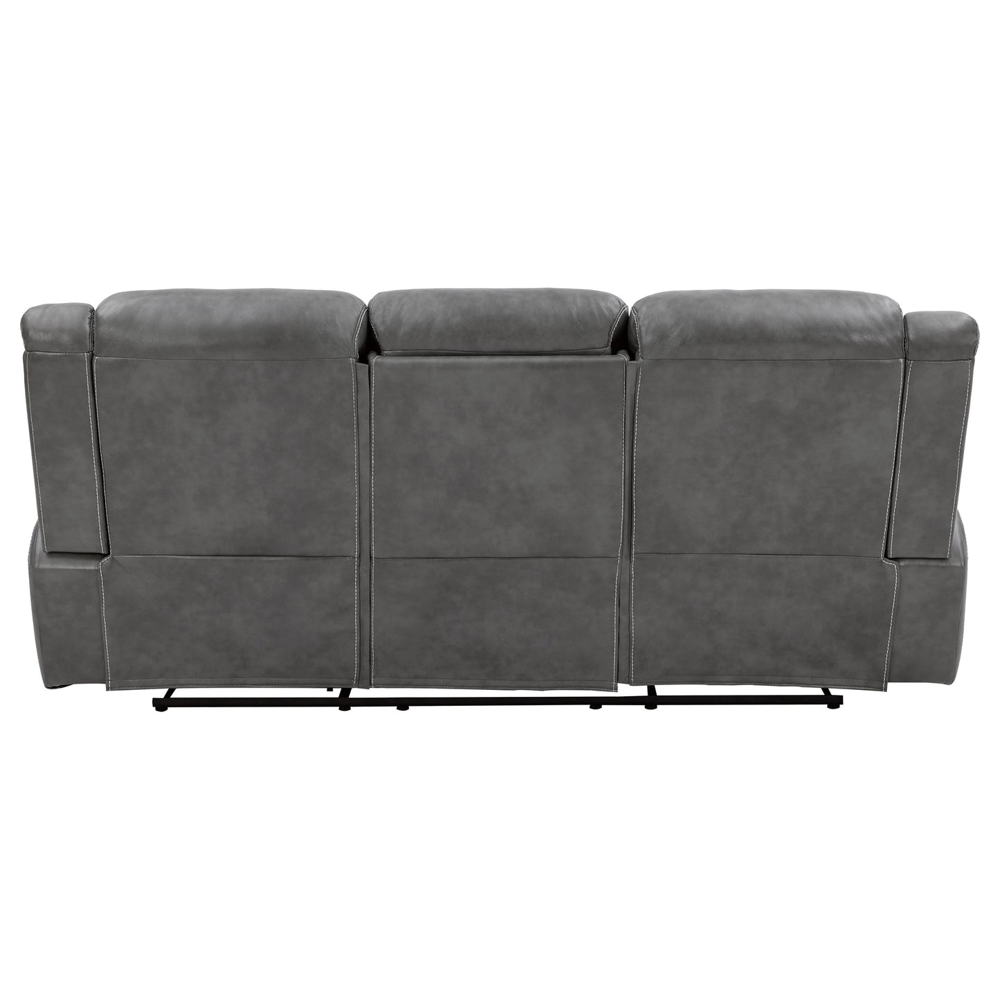 Conrad Upholstered Padded Arm Motion Sofa Grey